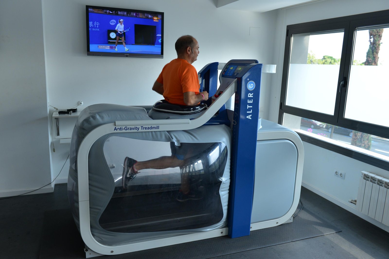 Cinta de correr antigravedad para rehabilitación